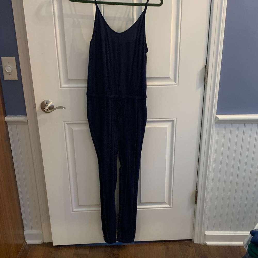 Banana Republic Navy Jumpsuit